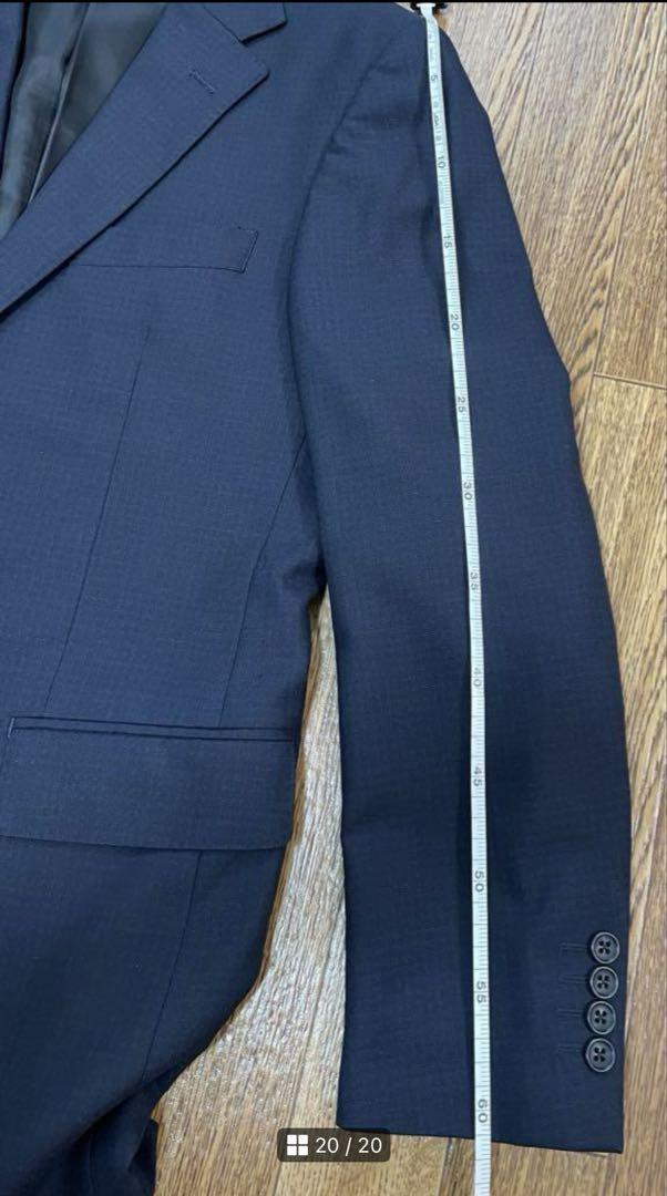 美品　オンリー　ABITRE スリーピーススーツ　ネイビー