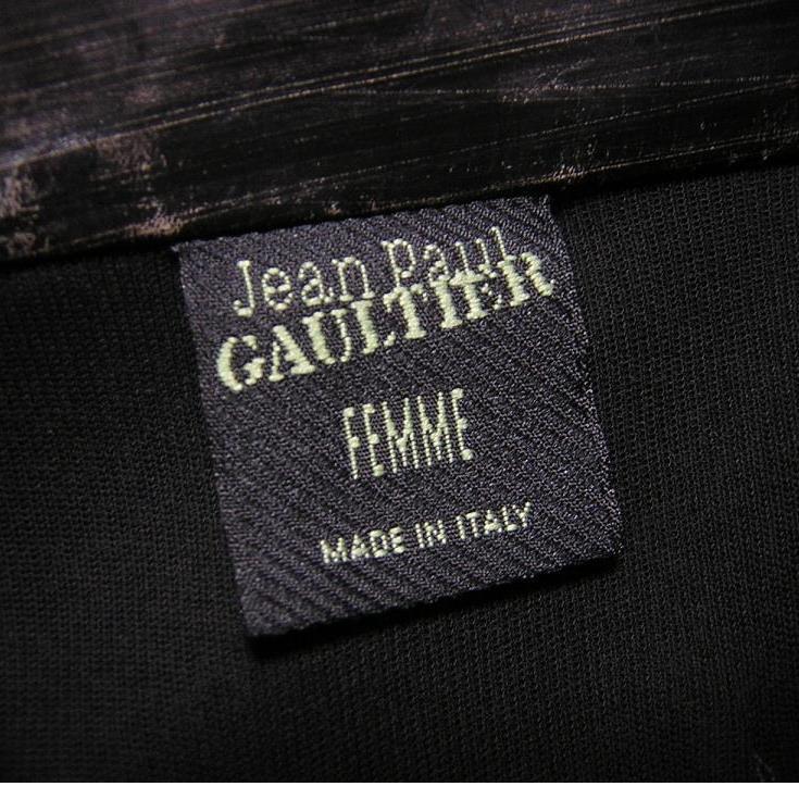 販売 中レディース - 美品 GAULTIER ゴルチエ 伊製 レザー切替