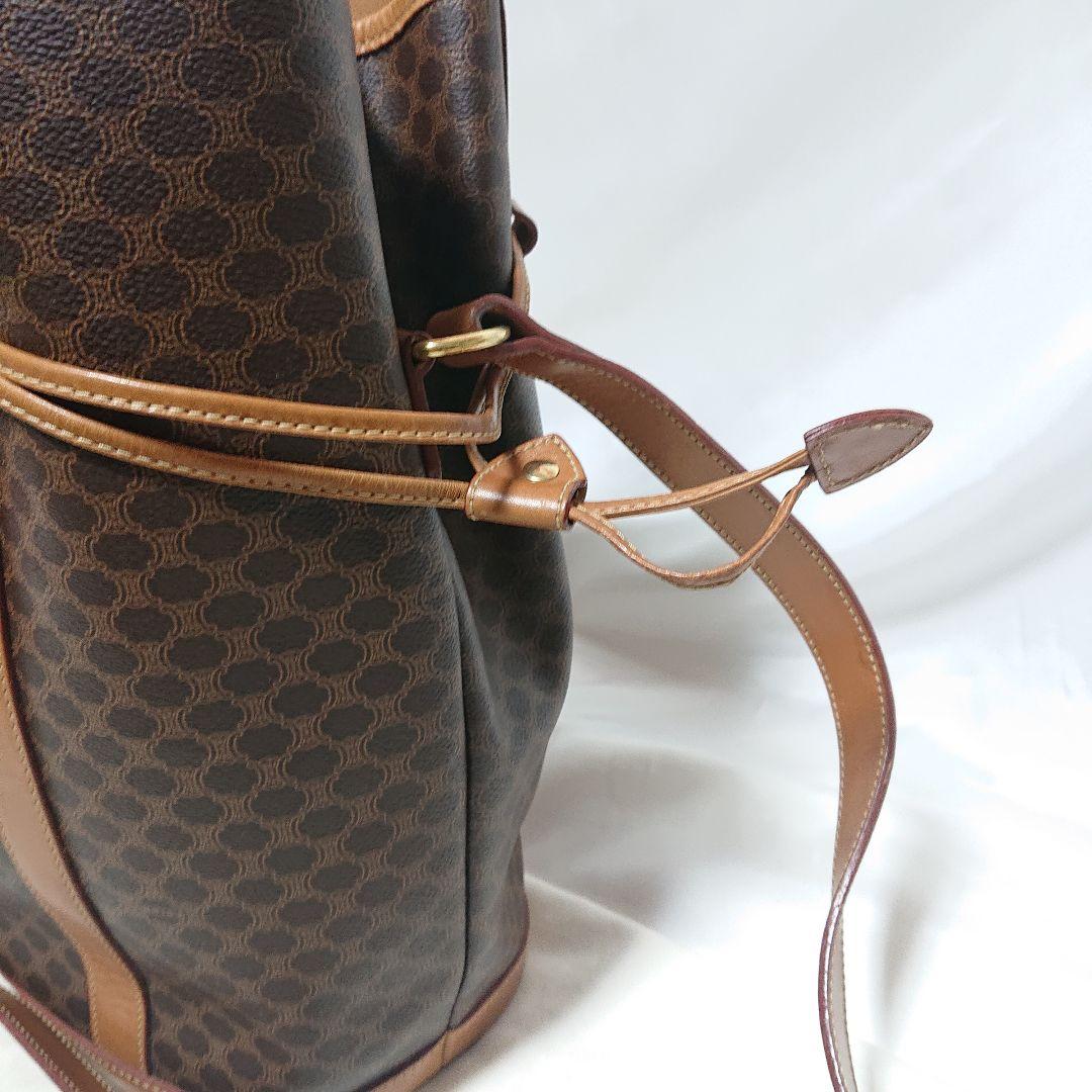 定番人気得価 CELINE マカダム柄 バケツ型 ショルダーバッグ qt6d1-m38943240811 高品質豊富な