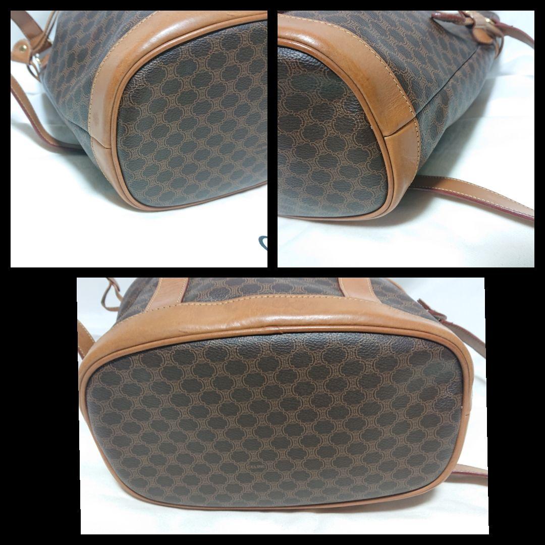 定番人気得価 CELINE マカダム柄 バケツ型 ショルダーバッグ qt6d1-m38943240811 高品質豊富な