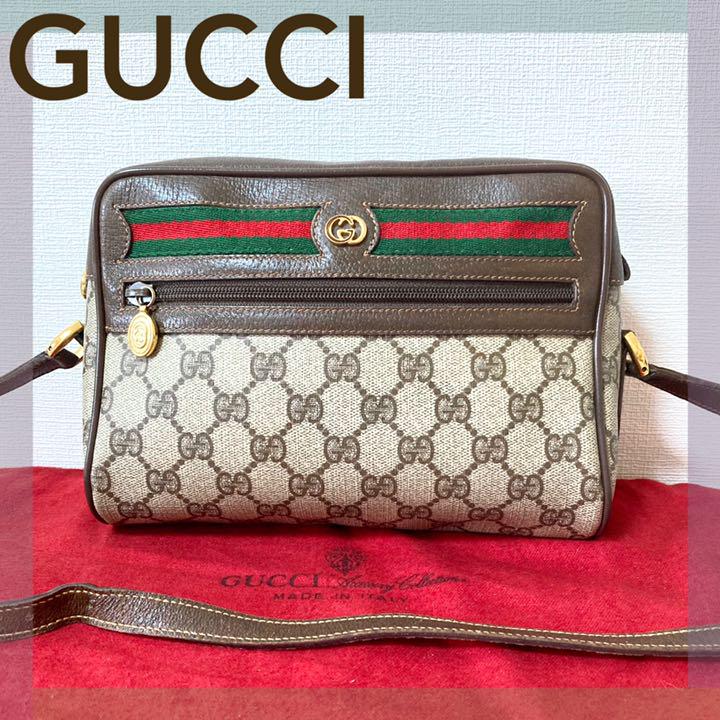 GUCCIオールドグッチヴィンテージ シェリーラインショルダー