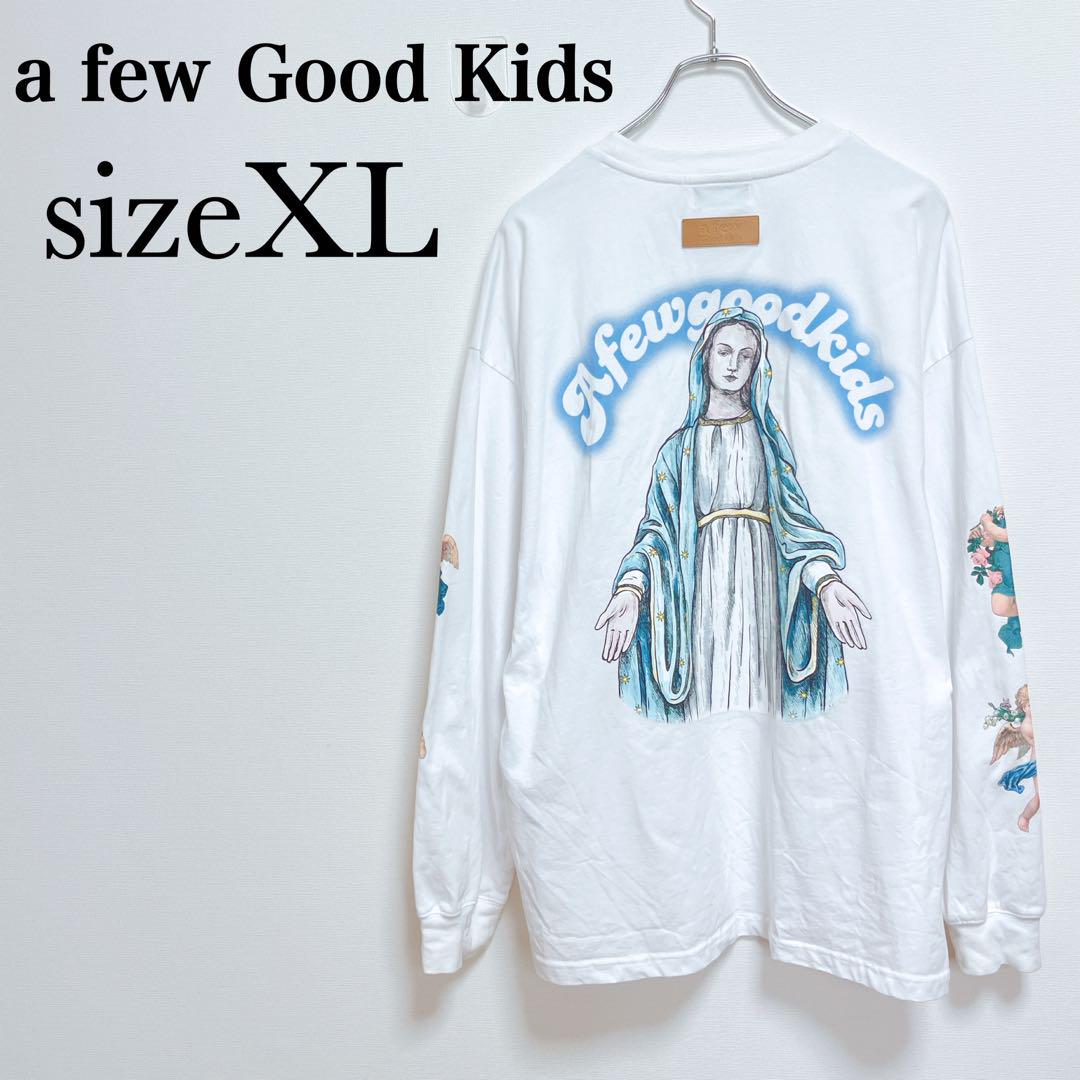 a few Good Kids ロンT カットソー 聖母　マリアプリント【XL】