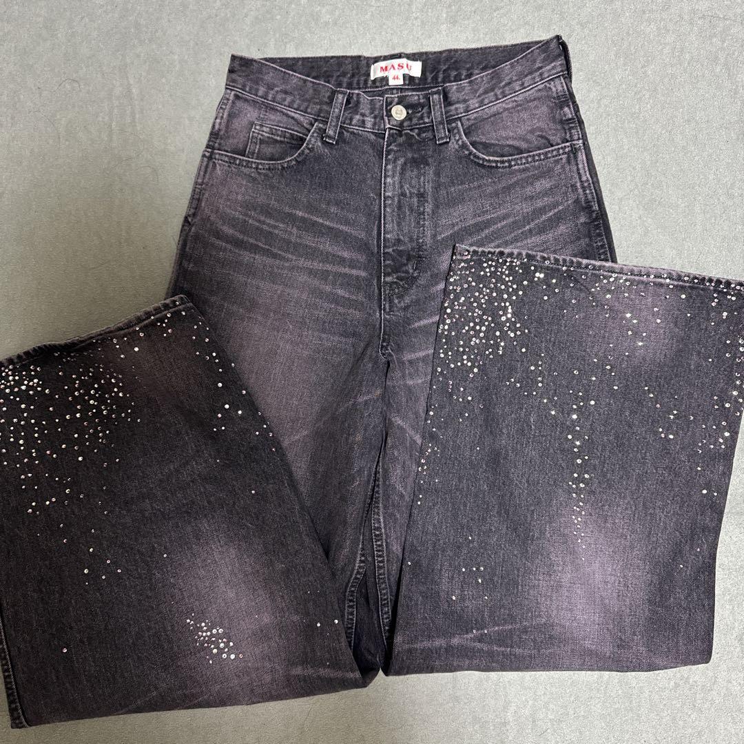 タグ完備　MASU BOYS STARDUST BAGGY JEANS 44 MASU(エムエーエスユー)の