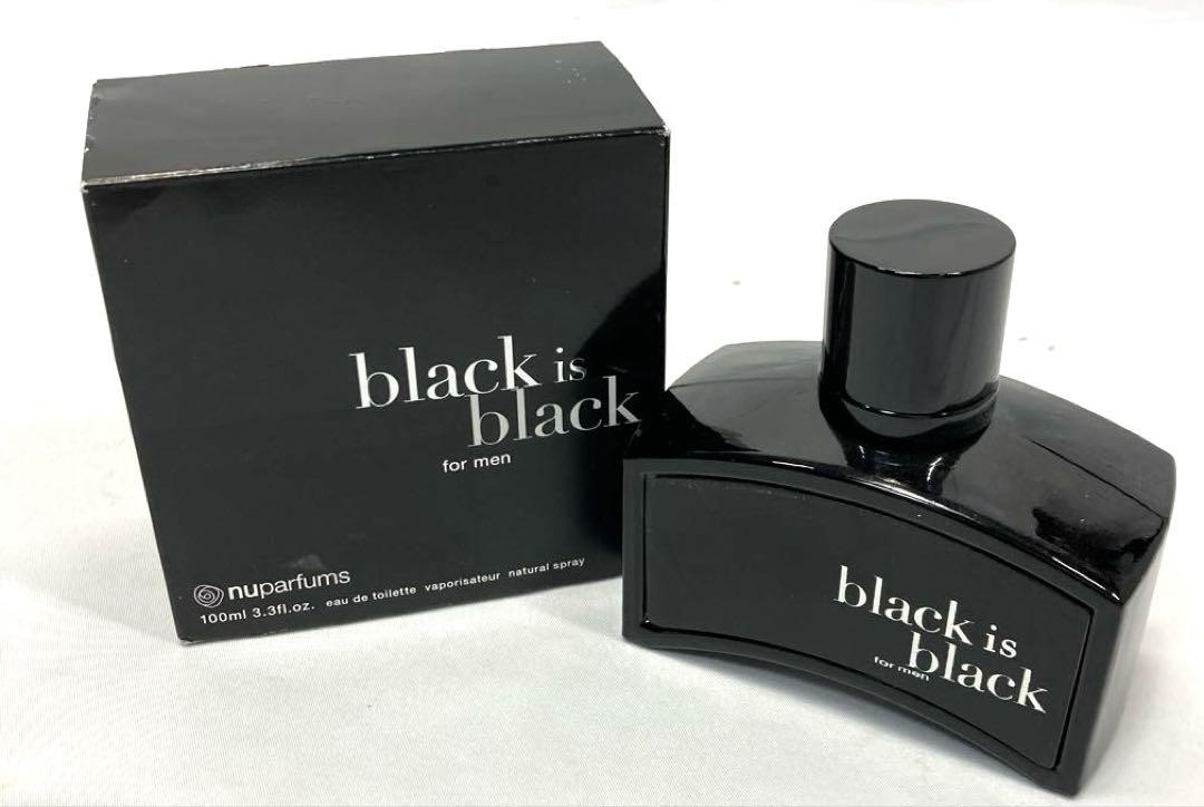 604xN9レ美品ニュパルファム ブラックイズブラック フォーメンEDT 100