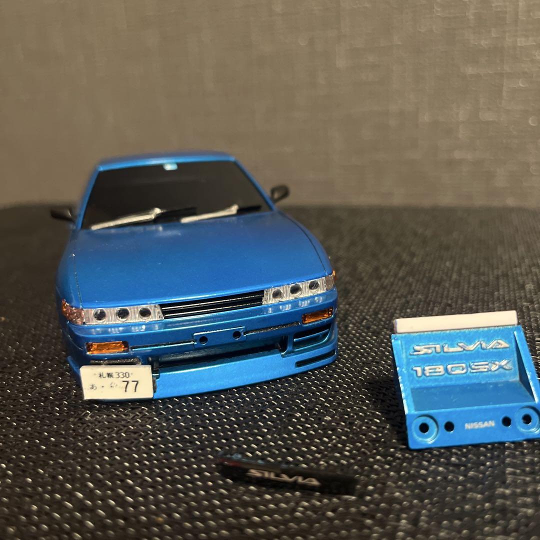 京商ミニッツ　S13シルビア　エアロボディ　　3連プロジェクター　　Rグリル