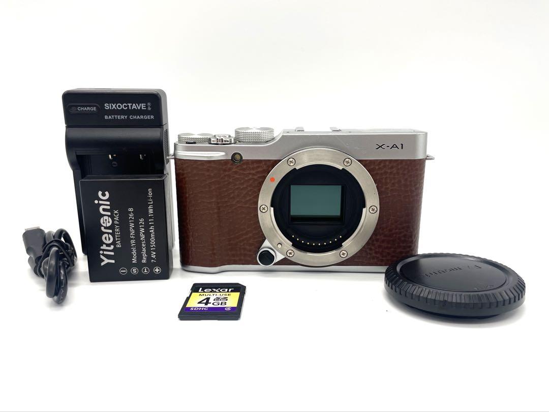 FUJIFILM フジフィルム X-A1 ズームレンズキット ブラウン F X