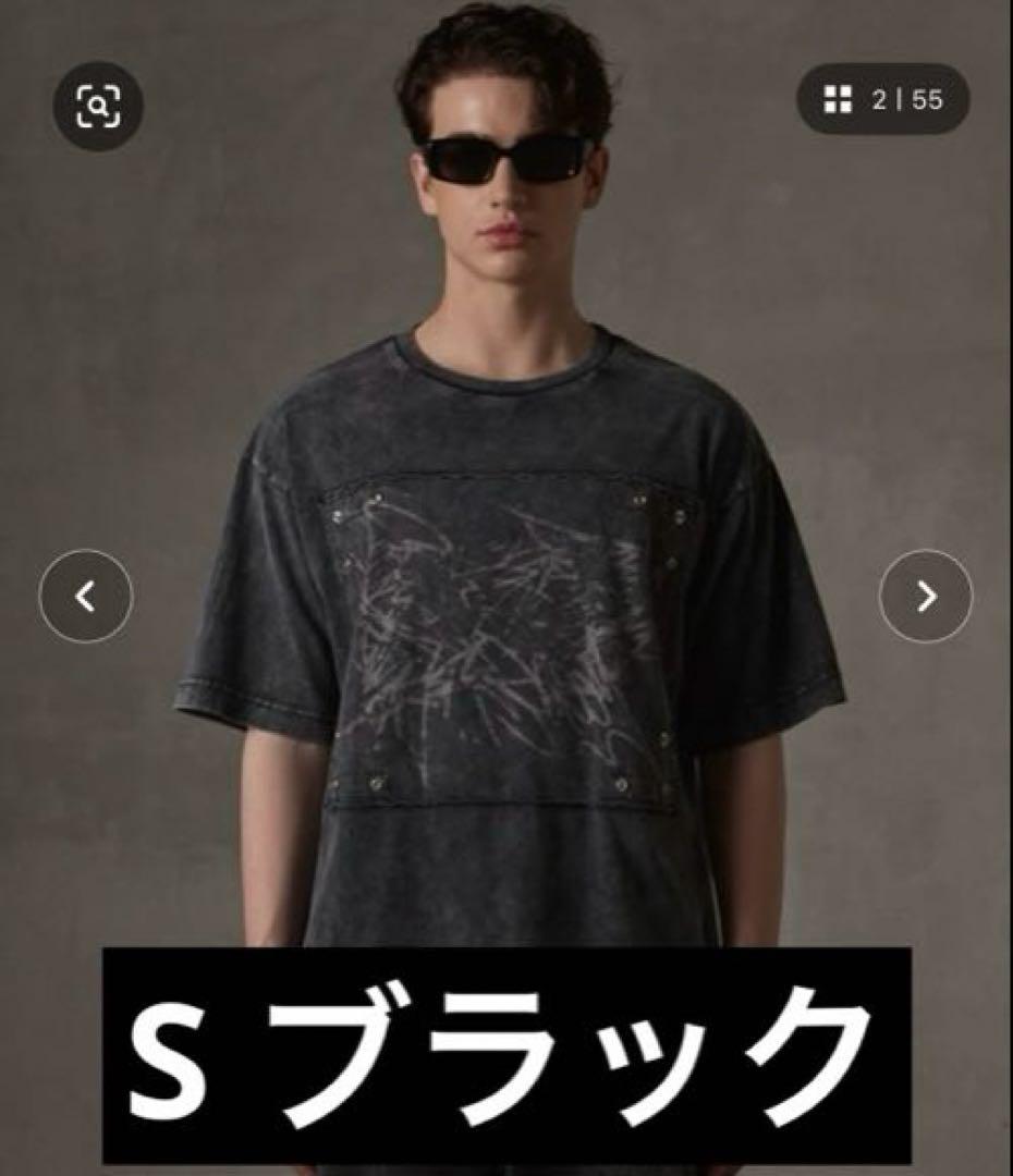 GRANCY スクリブル グラフィック ピグメント Tシャツmサイズ GRANCY】Scribble Graphic Pigment Tee / スクリブル