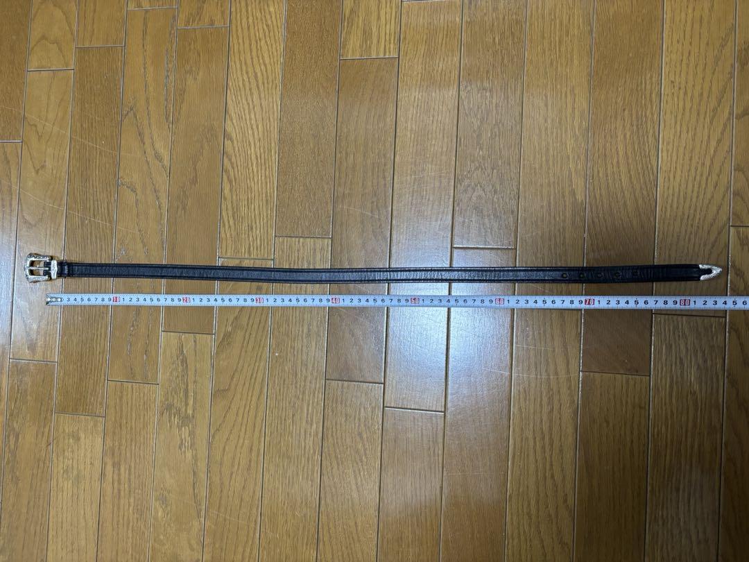 USA製 TORY LEATHER WESTERN BELT BLACK 28