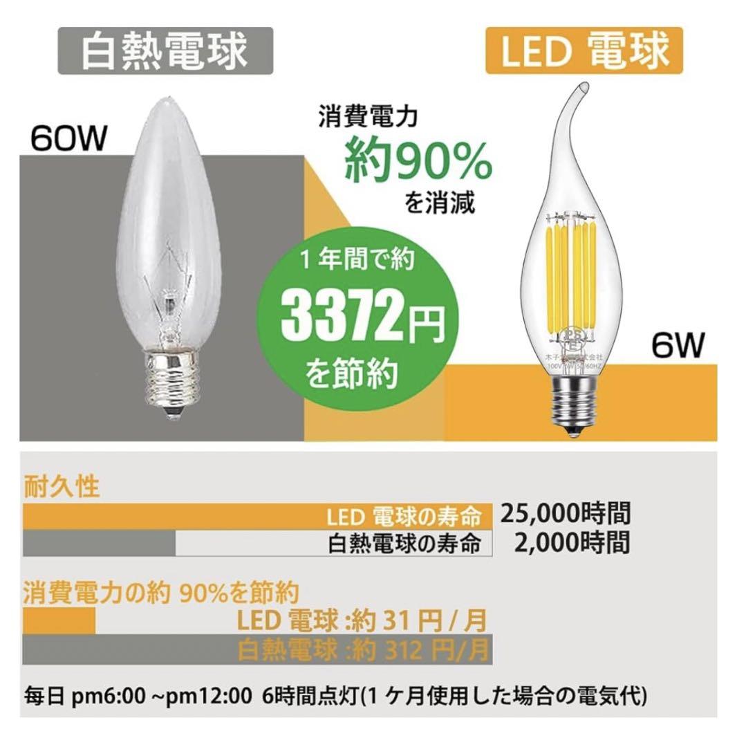 シャンデリア5灯 ブラック キャンドル型電球付き 傘あり