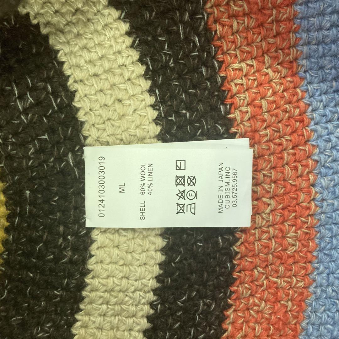 帽子 visvim MEDA CROCHET KNIT HAT M/L