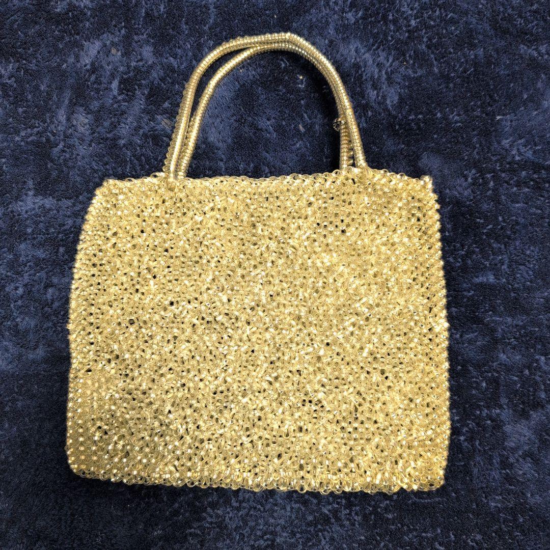 ANTEPRIMA シルバー ビーズ ハンドバッグ
