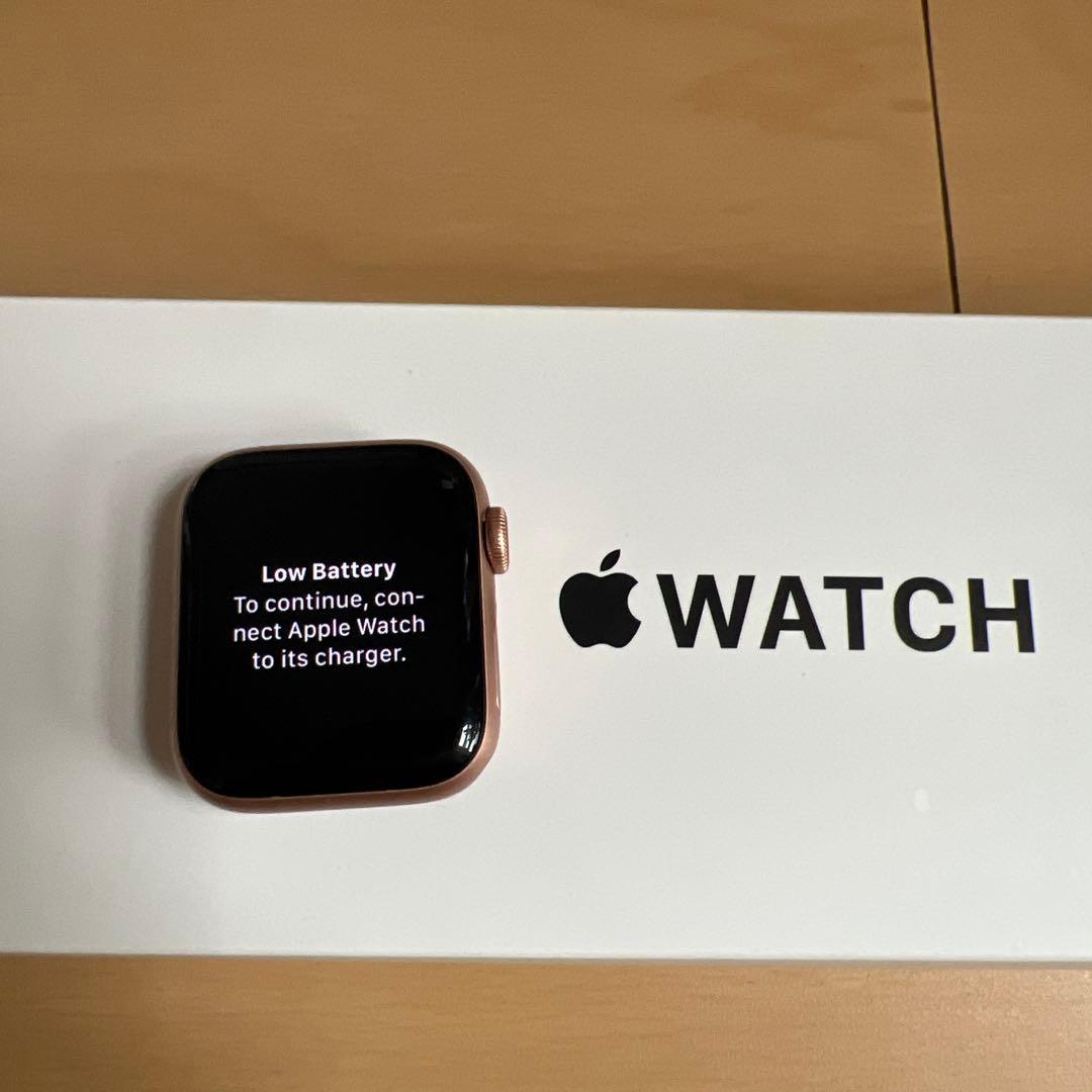 Apple Watch 充電器・シルバーバンド付きGOLD