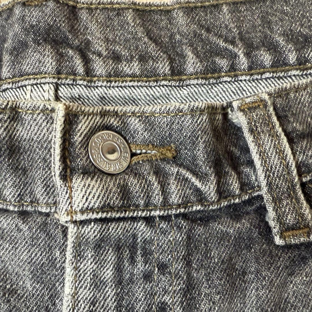 levi's517★w36 米国製 デニムパンツ フレア ブラック オレンジタブ levi's517☆w36 米国製 デニムパンツ フレア ブラック オレンジ