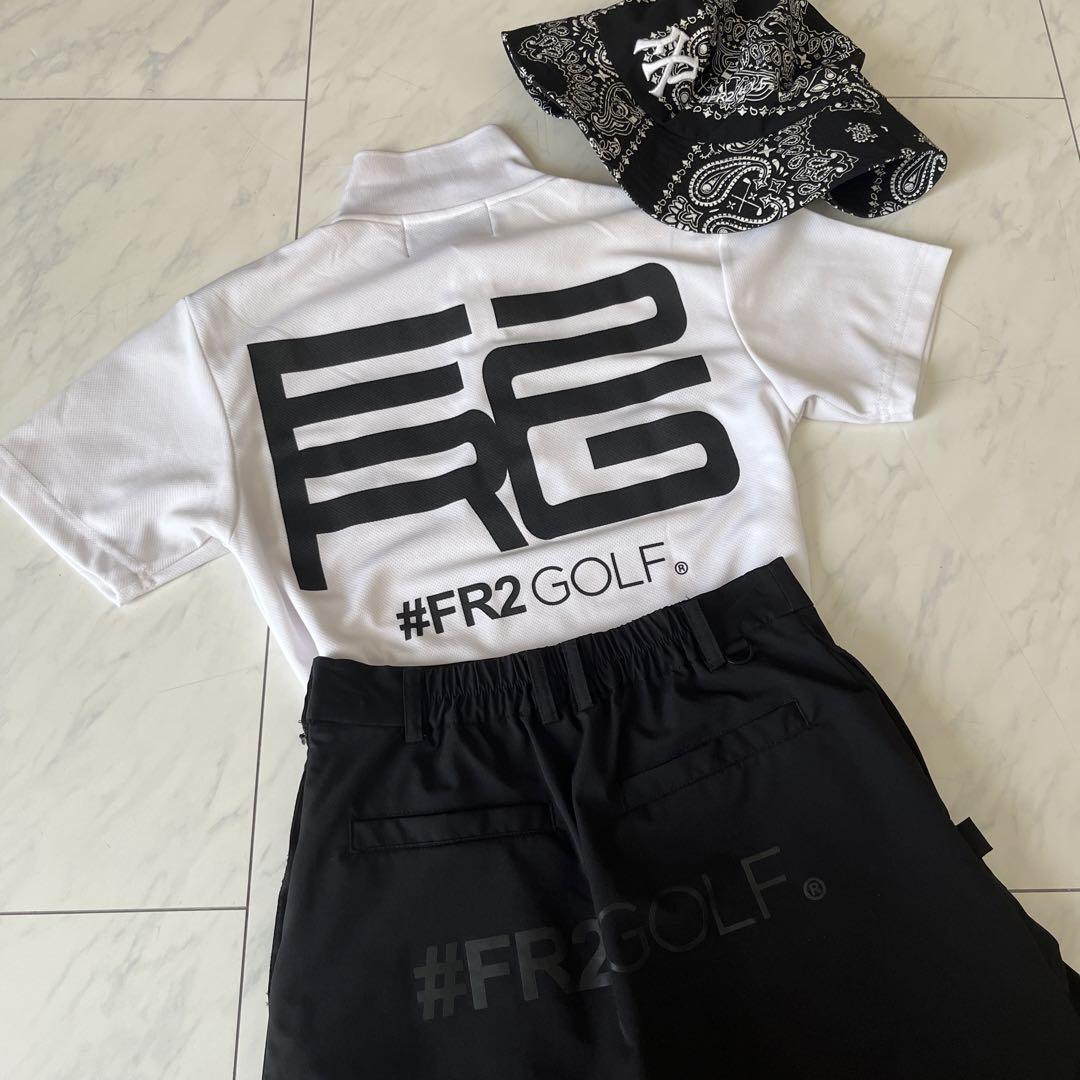 郵送買取 新品5台以上送料無料キャンペーン中！！  ゴルフ FR2golf ポロシャツ 【完売商品】 M ウエア