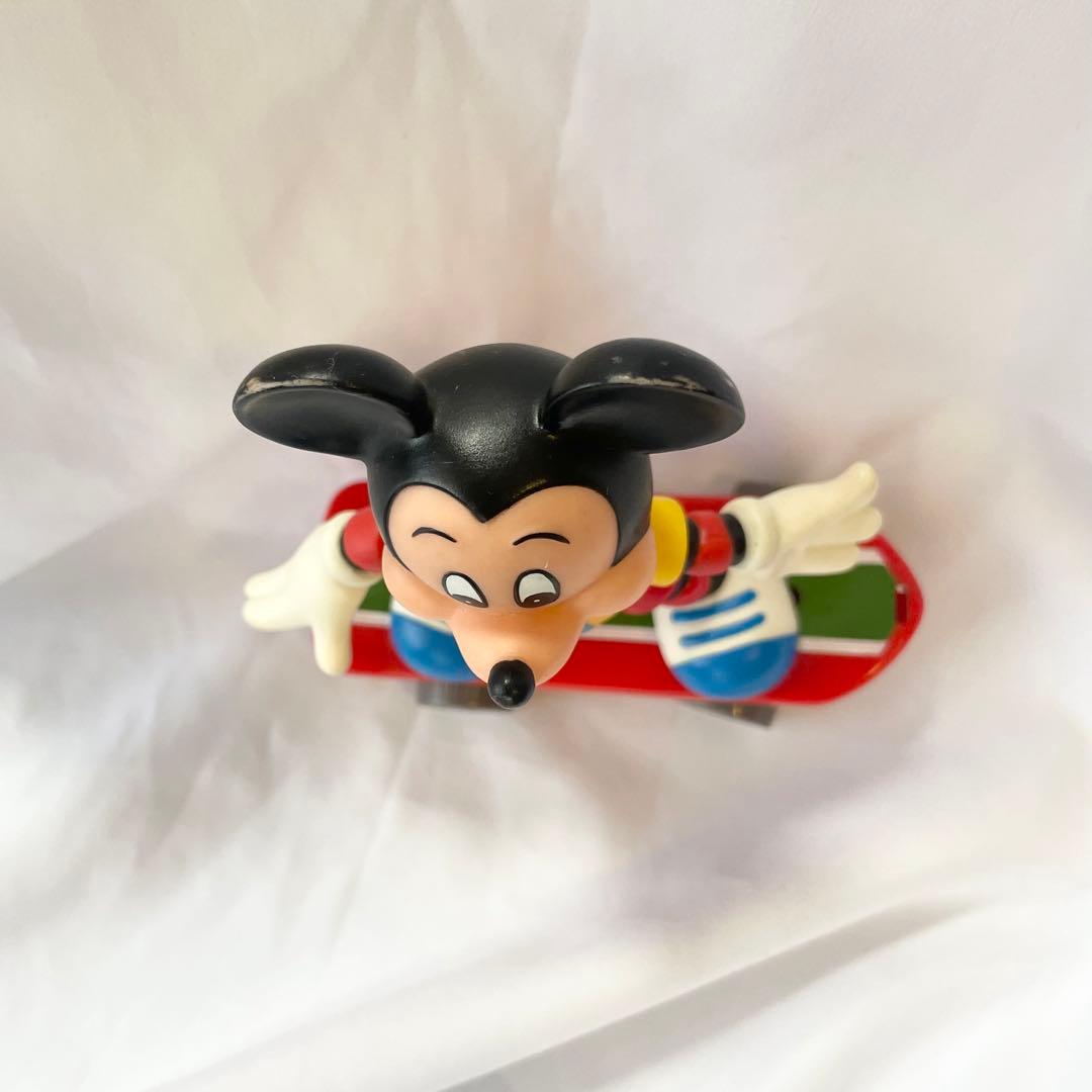 美品】希少 レトロ ミッキー フィギュア おもちゃ スケート