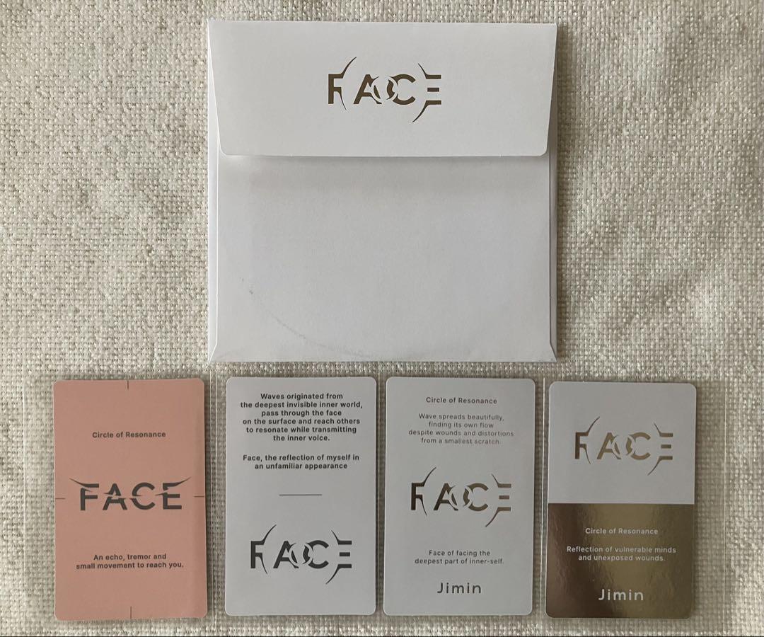 ジミンアルバム FACE ポストカードト レカ - メルカリ