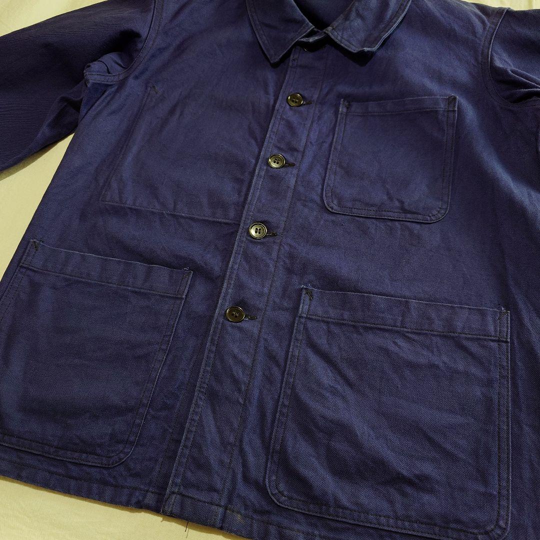 60~70s】フレンチワークジャケット ミリタリー 軍 内タグ付き