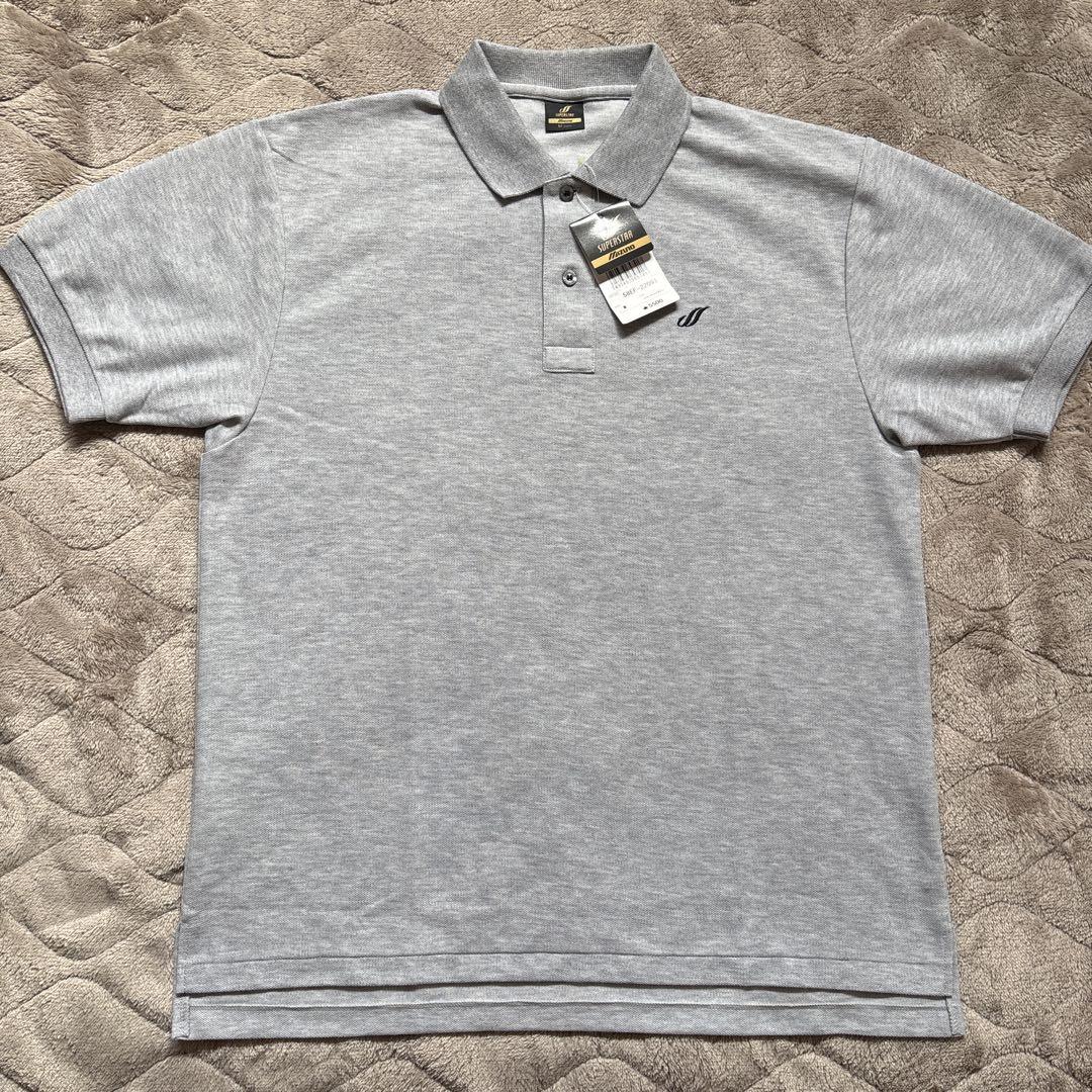 Mizuno グレー ポロシャツ 2XL M.E.R.P.C. MIZUNOグレー ポロシャツ 新品タグ付き - メルカリ