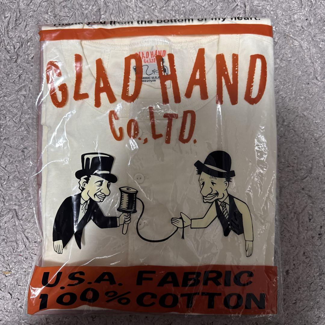 GLAD HAND Mサイズ Tシャツ 100%コットン