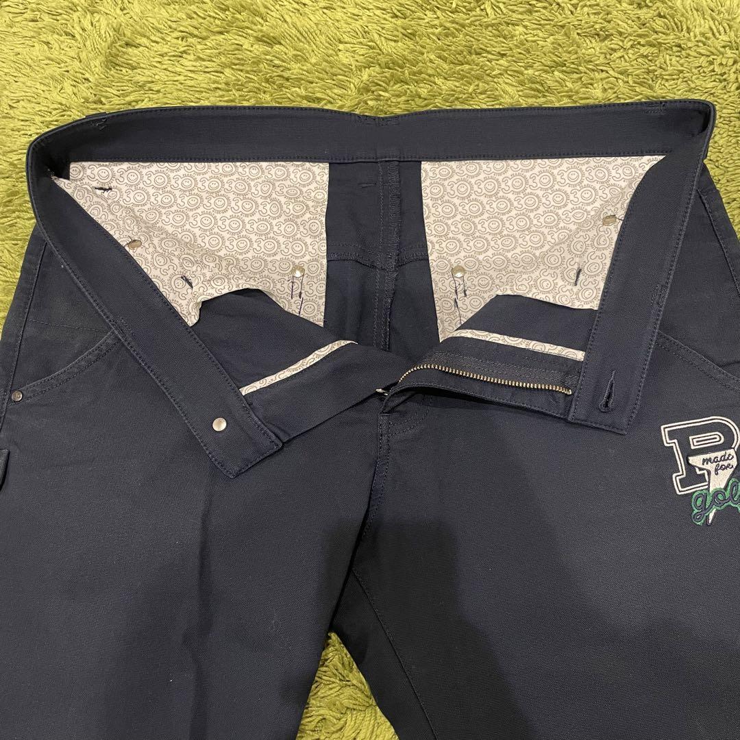 パーリーゲイツ PEARLYGATES ストレッチパンツ ネイビー サイズ7