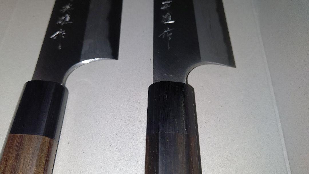 片刃包丁 青紙 北岡英雄作 CxB5y-m38965337927 角型薄刃 セールお得