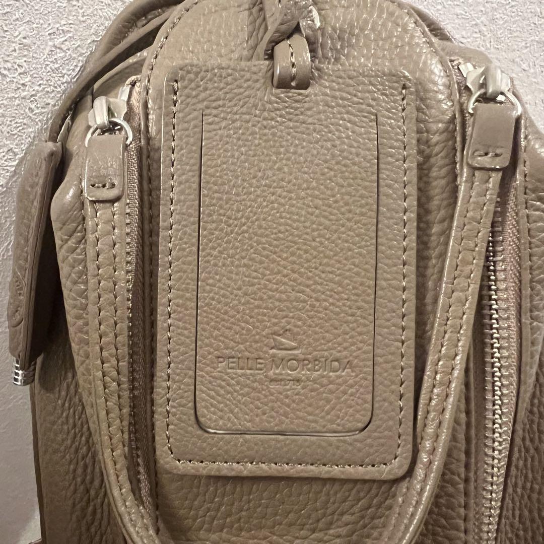PELLE MORBIDA ペッレモルビダ トープ ボディバッグ