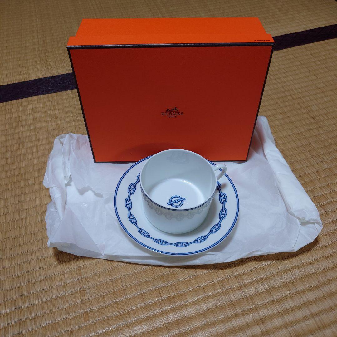 HERMES シェーヌダンクル カップ＆ソーサー 
Hermes 10,000円