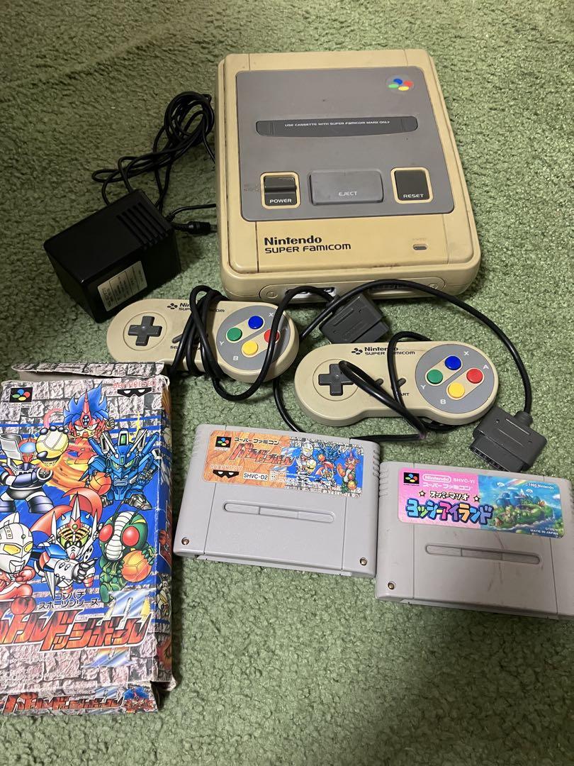 スーパーファミコン　バトルドッジボール　ヨッシーアイランド　ジャンク品