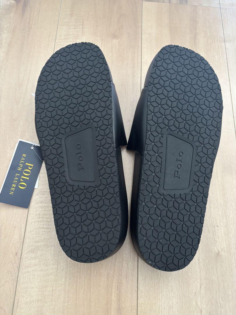 最前線の 新品未使用】POLO RALPH 送料込 黒 10D LAURENサンダル 靴