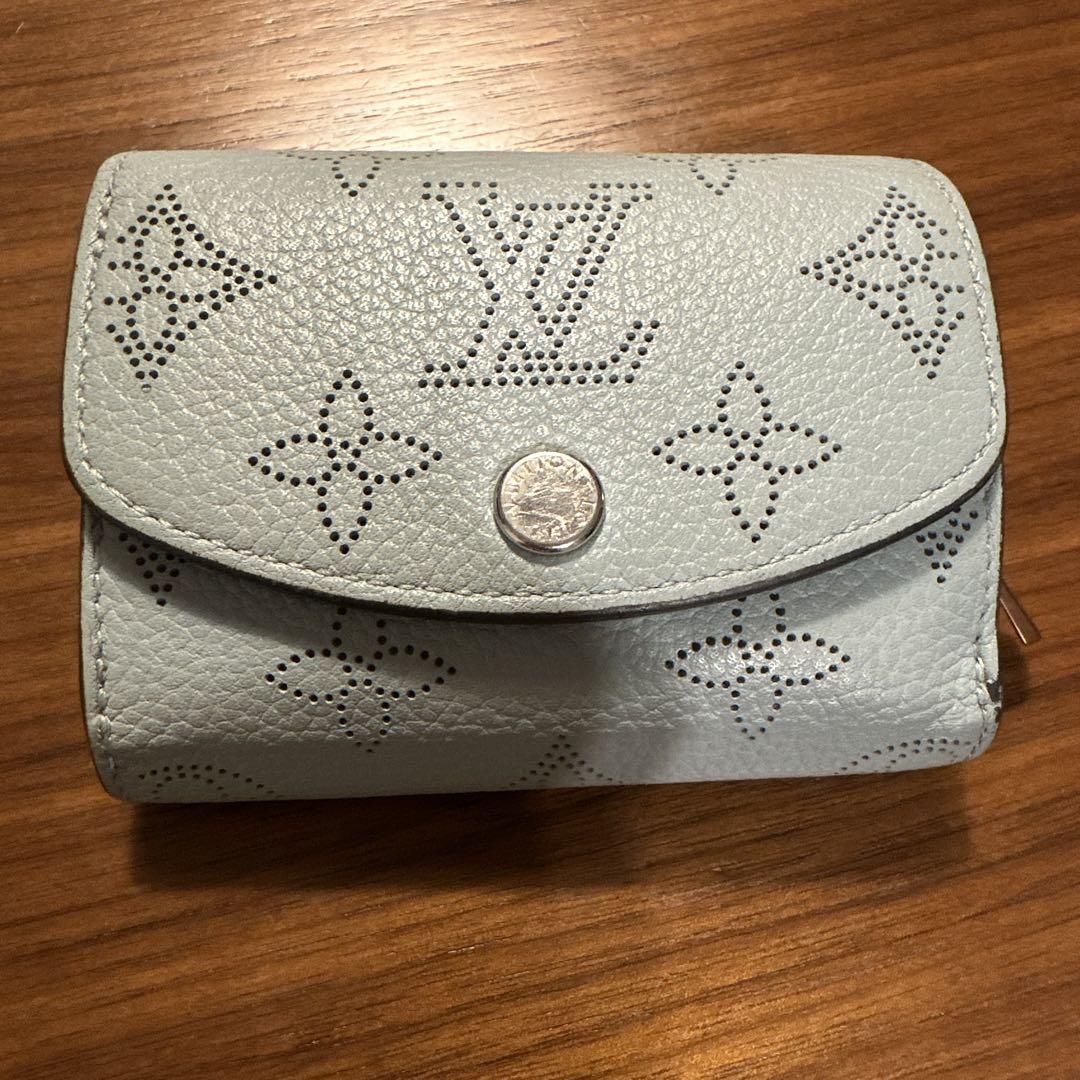 鮮やかなブルー☆【Loius Vuitton】三つ折り財布 Louis Vuitton モノグラム・マルチカラー 三つ折り財布