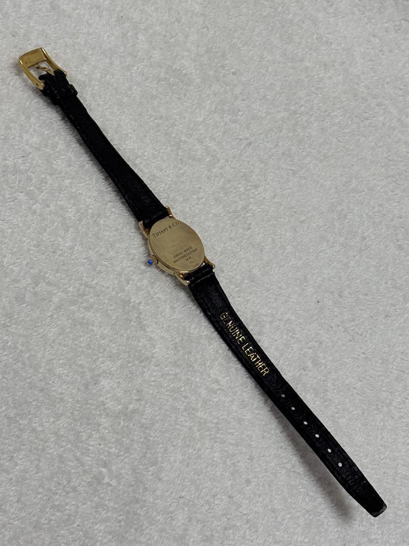 【美品】ティファニー 14K クォーツ【60-120】12.5g 金無垢 稼働品