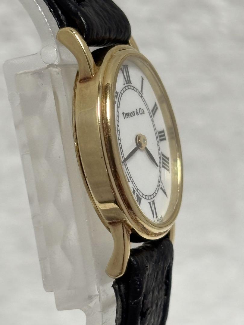 【美品】ティファニー 14K クォーツ【60-120】12.5g 金無垢 稼働品