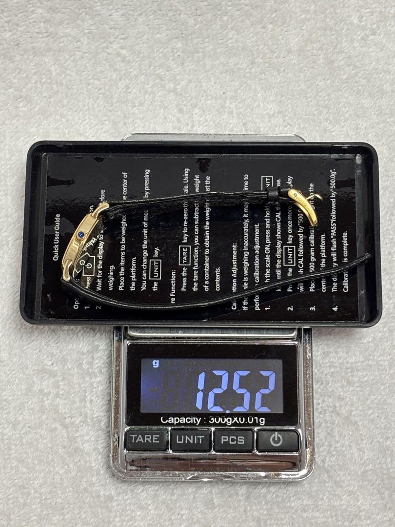 【美品】ティファニー 14K クォーツ【60-120】12.5g 金無垢 稼働品