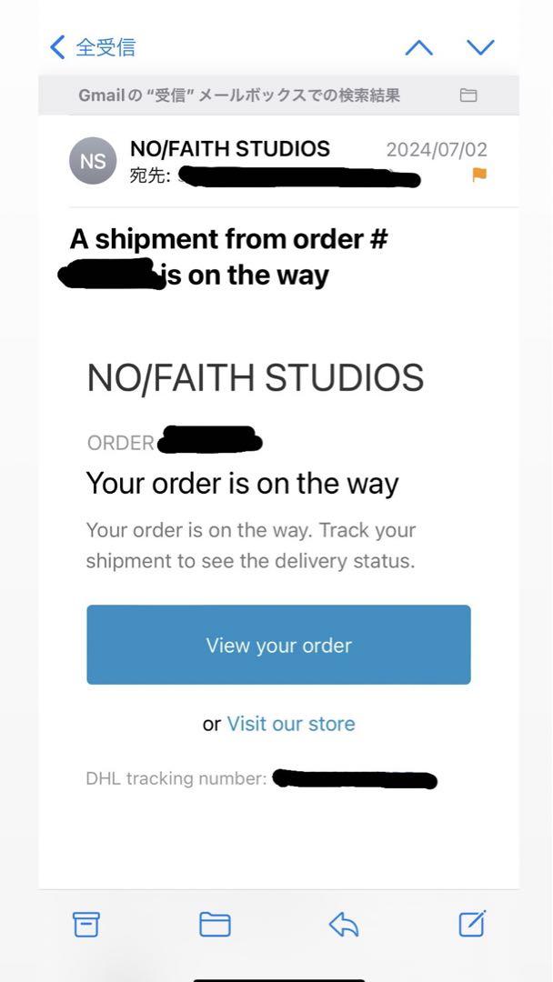 パンツ nofaithstudios BLACK HEAVY CARGO DENIM