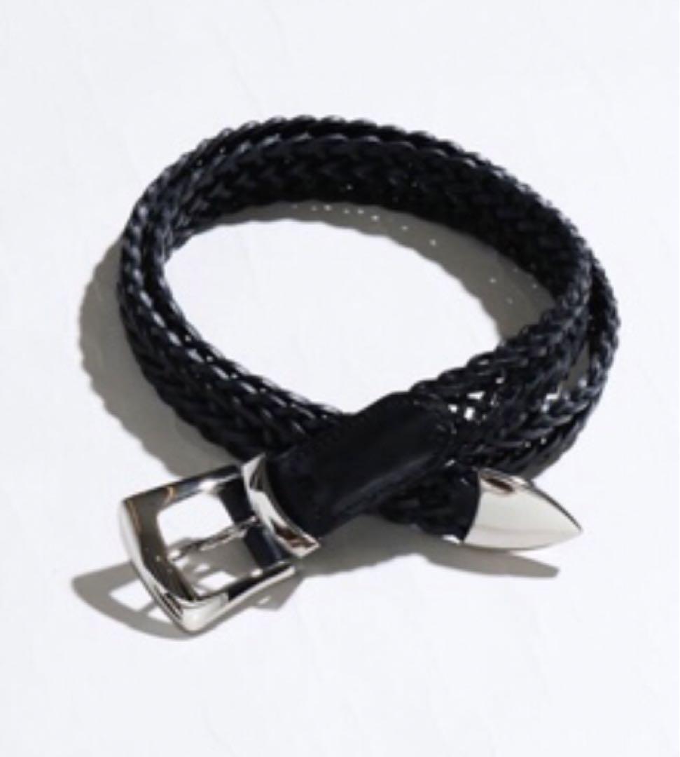 MBハイエンドメッシュベルト　BLACK （シルバー）