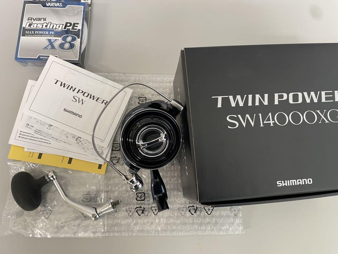 kei　シマノ　ツインパワー　SW14000XG 美品　高級PE付