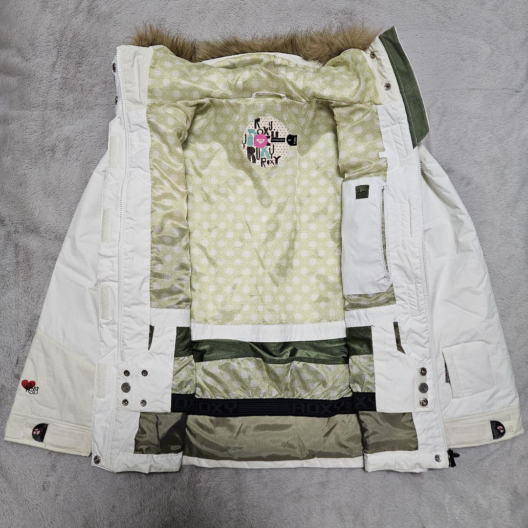 ROXY ロキシー スノーボードウェア ホワイト ブラウン スノーボード