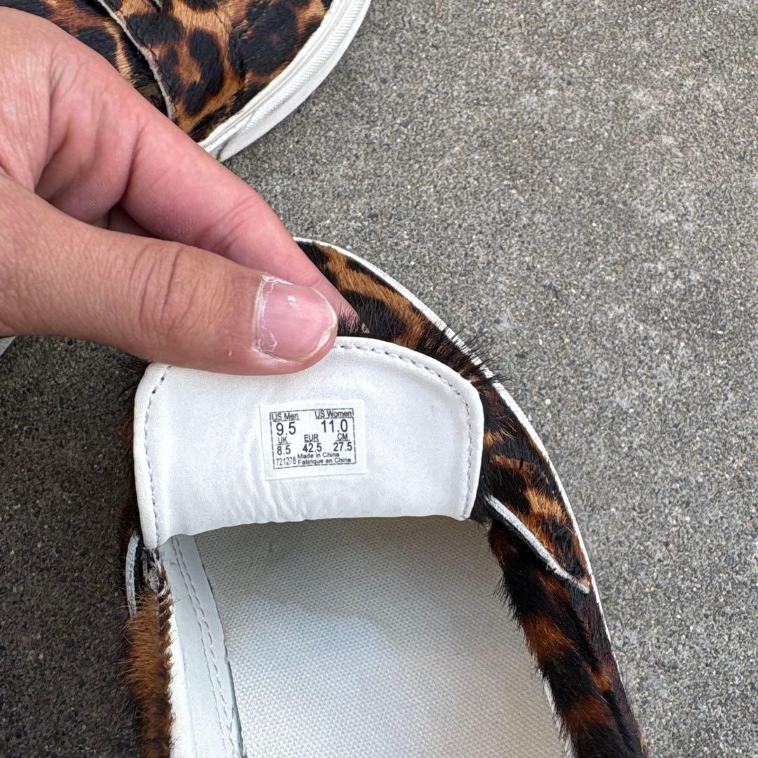 希少 Vans スリッポン レオパード ヒョウ柄 希少 Vans スリッポン レオパード ヒョウ柄