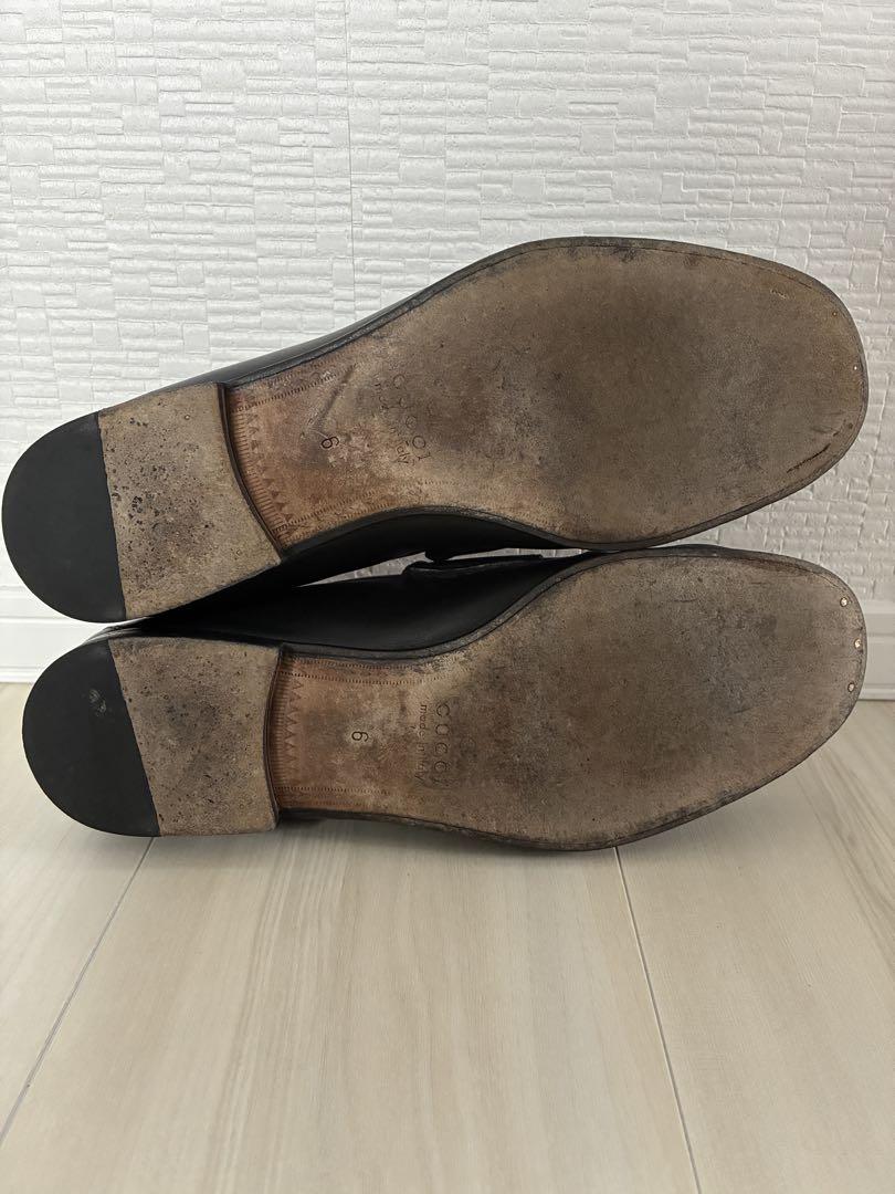 ITALY製 GUCCI 1953 ホースビットローファー 40 E 26.0