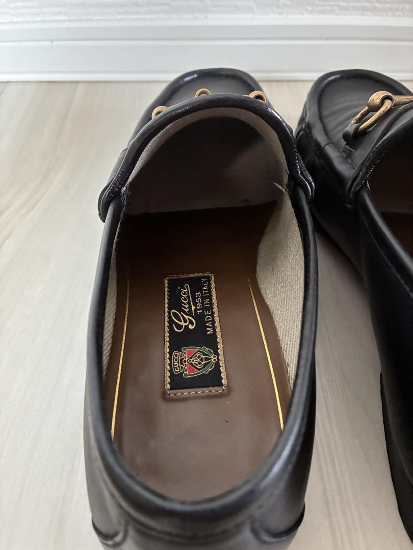 ITALY製 GUCCI 1953 ホースビットローファー 40 E 26.0