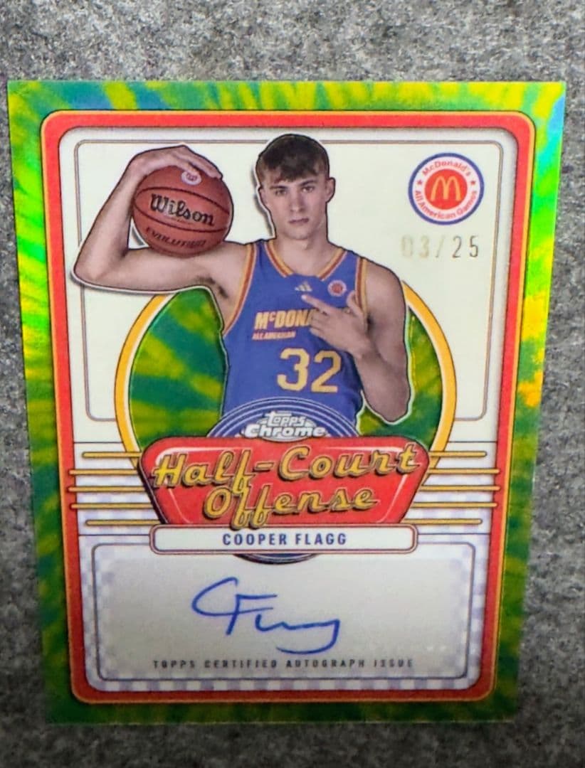 Cooper Flagg クーパー フラッグ サイン 25シリ目立った傷や汚れなし