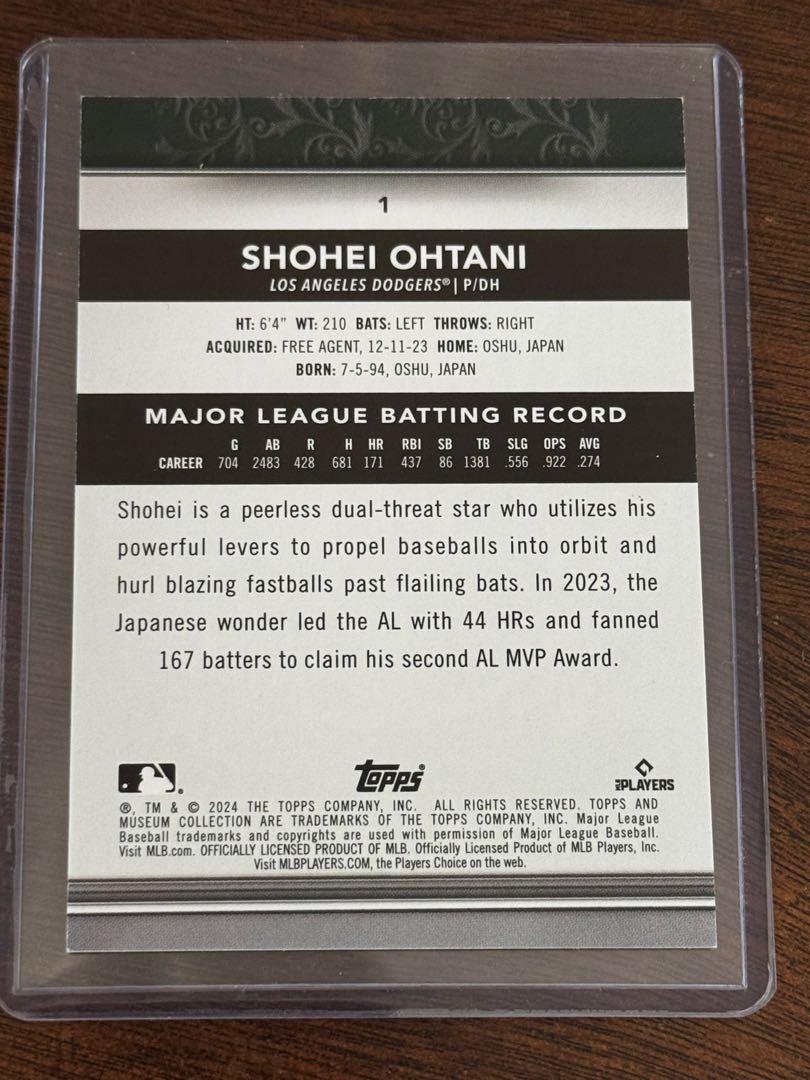 50枚限定 大谷翔平 2024 Topps Museum