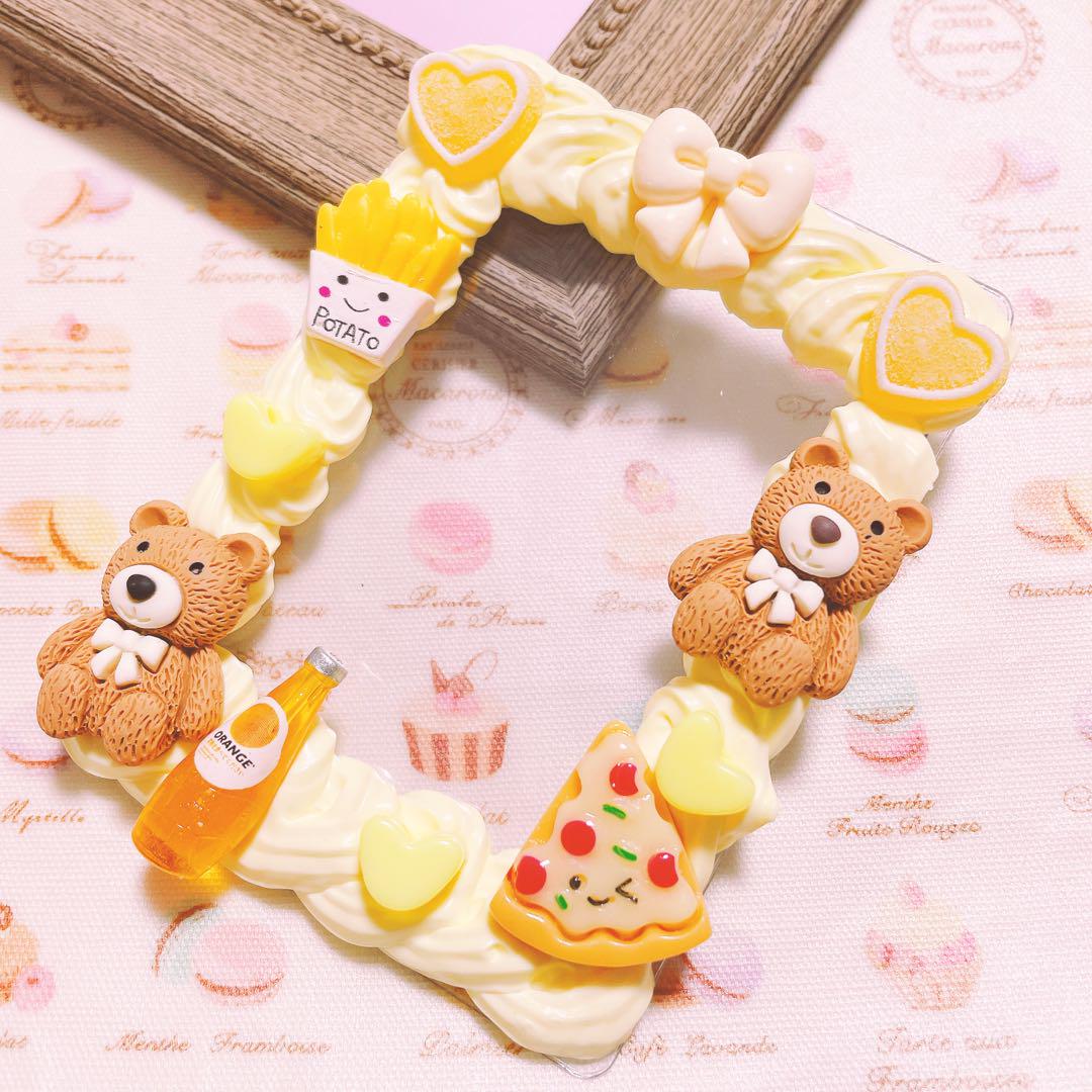 クマちゃんとピザのホイップデコ トレカケース テディベア ピザ クマちゃんとピザのホイップデコ トレカケース テディベア ピザ