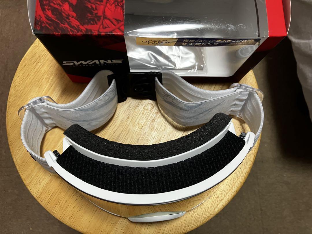 未使用品 SWANS スノーゴーグル 調光 RACAN RA-MDH-CU-LP