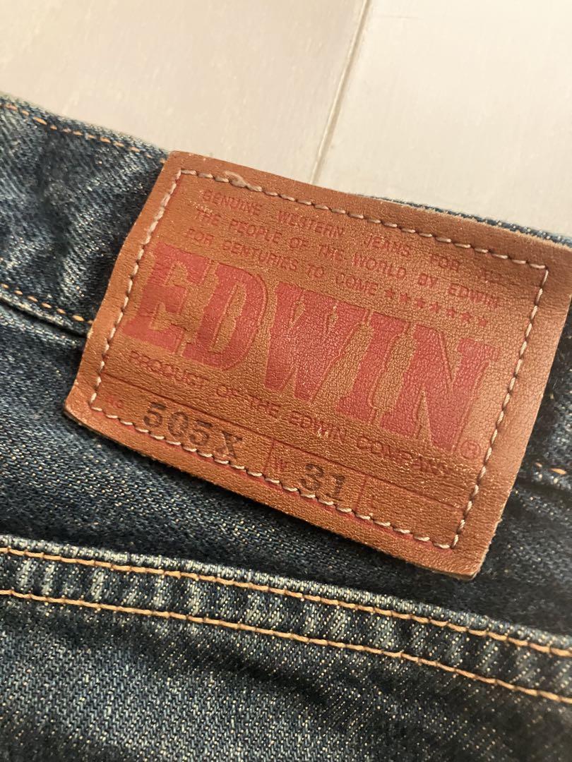 【90s】　EDWIN エドウィン 505X デニムパンツ　ジーンズ　赤耳　31