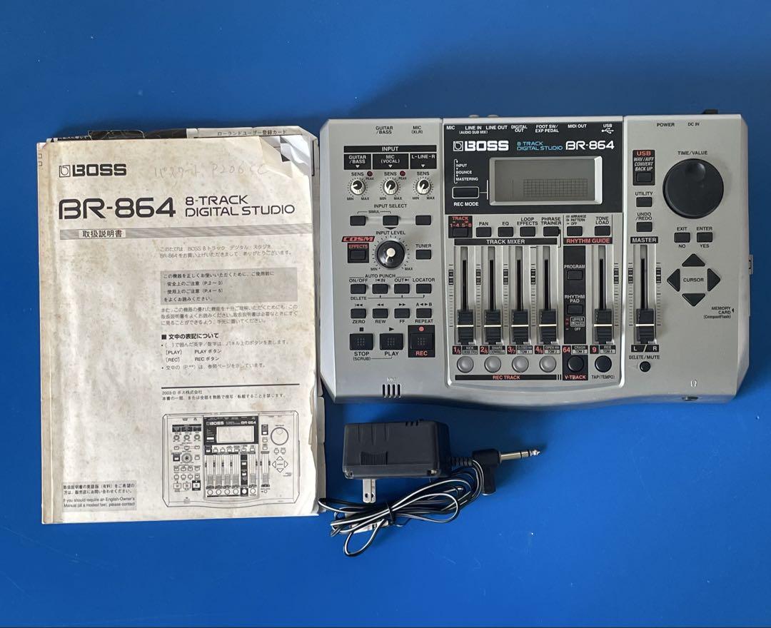 BOSS BR-864 8トラックデジタルレコーディングスタジオ