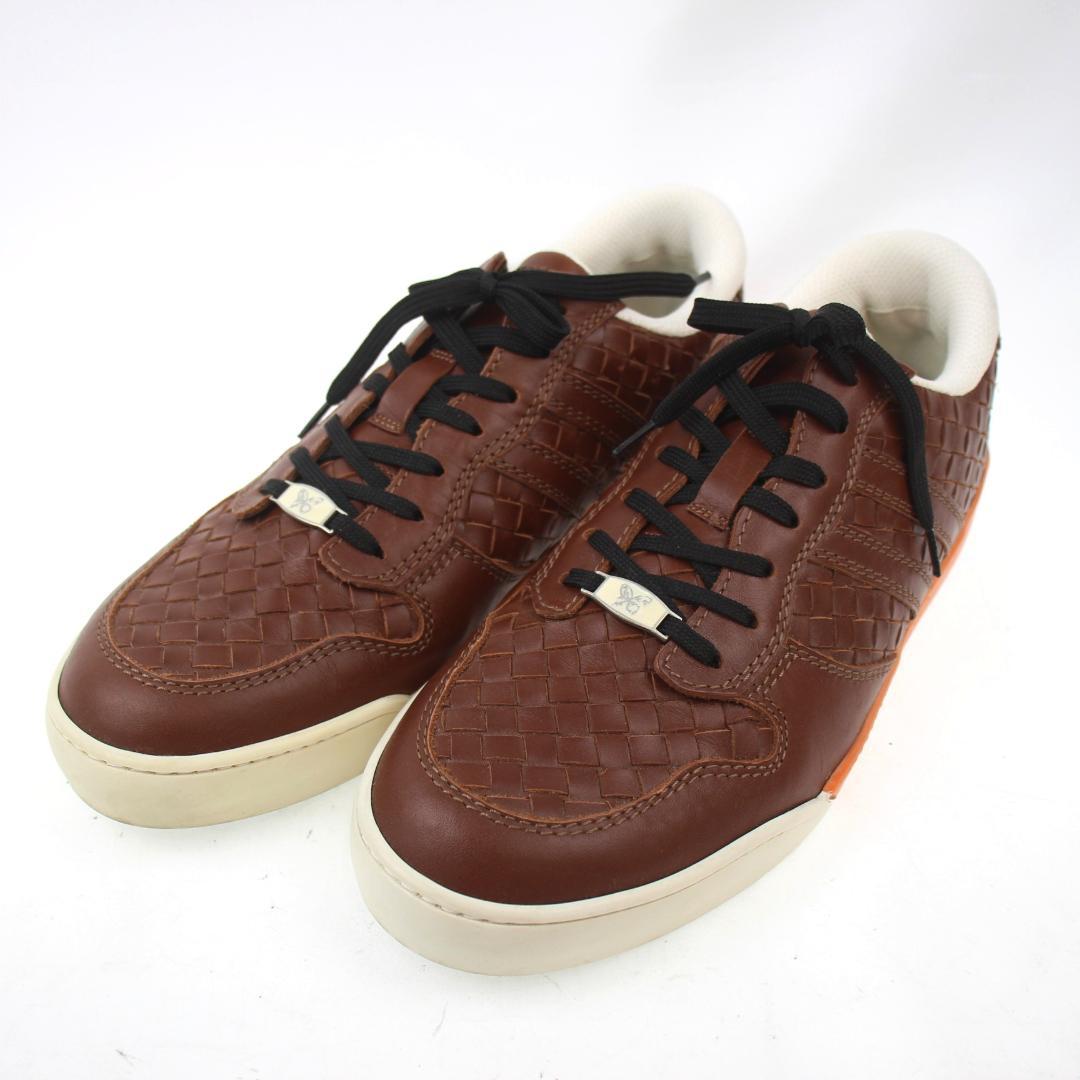 Bottega Veneta インターウーブン デザイン スニーカー 716198_03.jpg