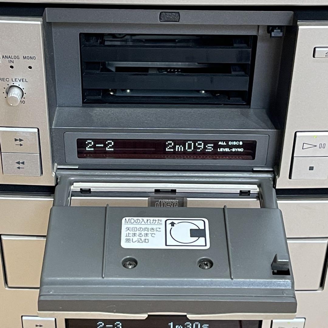 SONY DHC-MD717 CDMD3枚チェンジャー付き　動作品