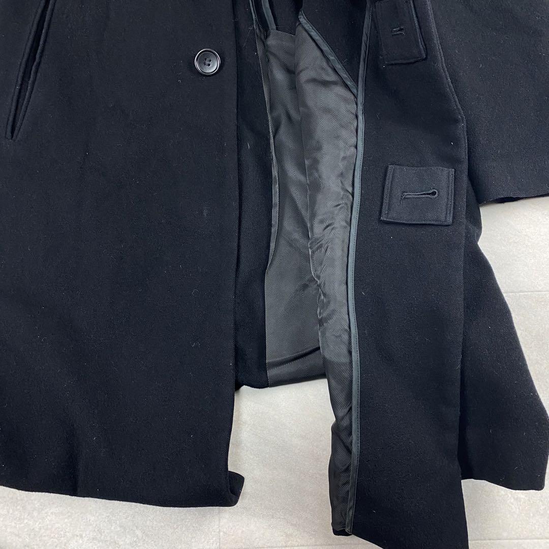 L相当 KENZO HOMME ケンゾーオム ステンカラーコート カシミヤ混