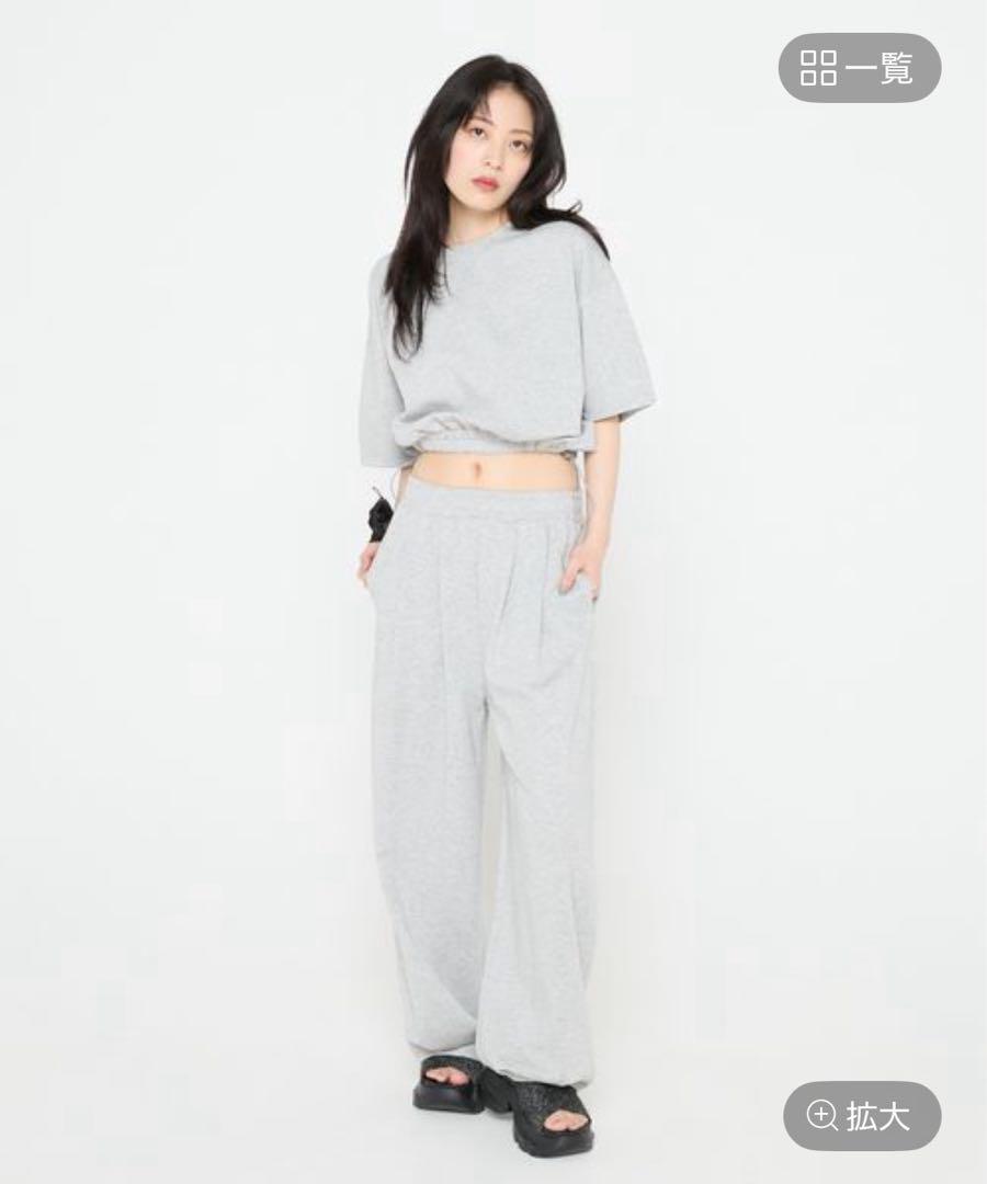 JEANASIS ボンディングバルーンパンツ
